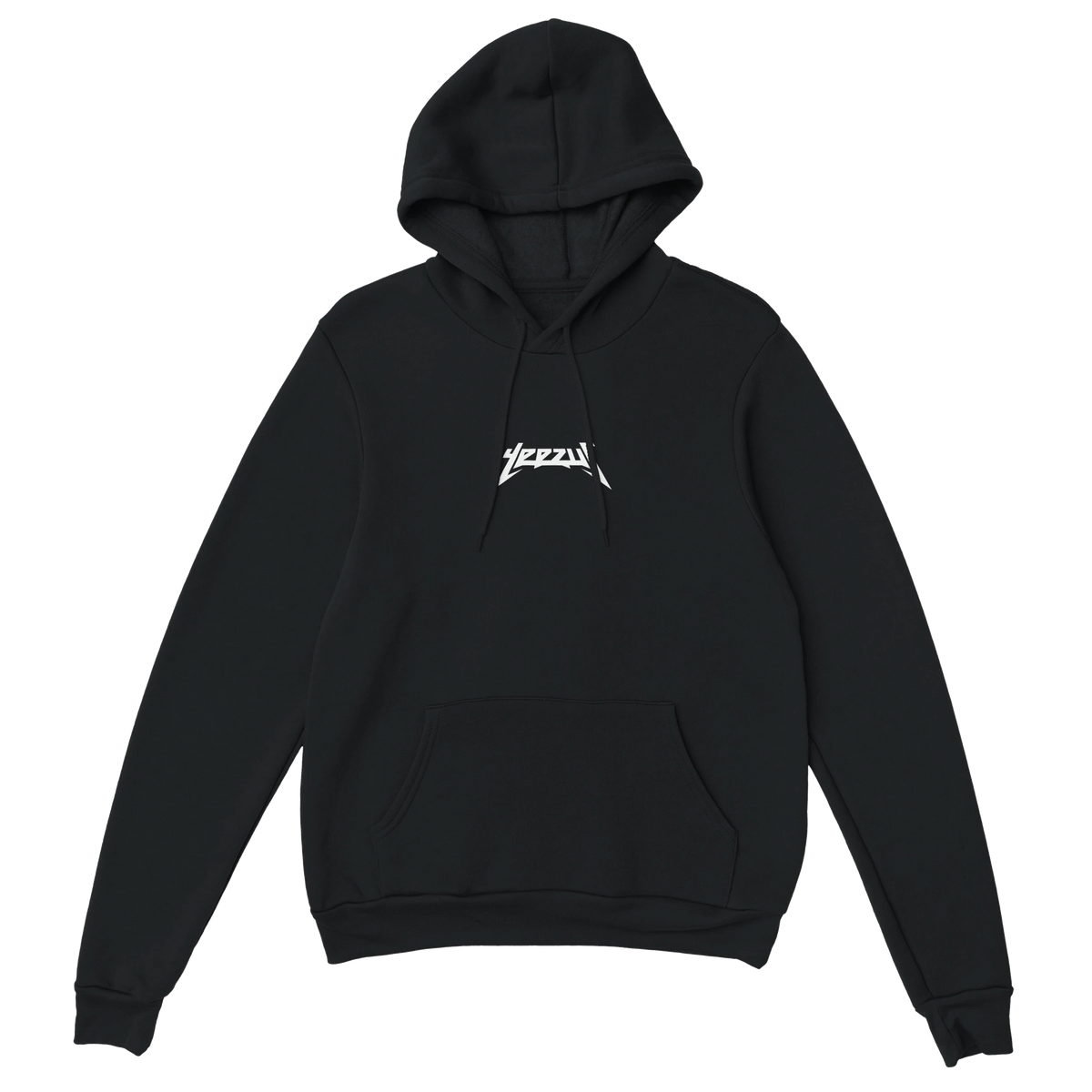 Yeezus Logo Hoodie-Black-S-Bootlg