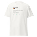 Kanye West Fur Pillows Tweet T-Shirt - Funny Ye Quote Tee-White-S-Bootlg