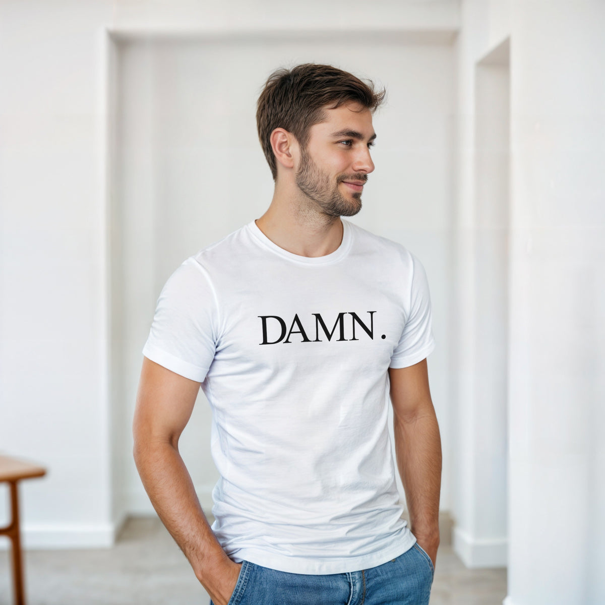 Kendrick Lamar DAMN T-Shirt-White-S-Bootlg