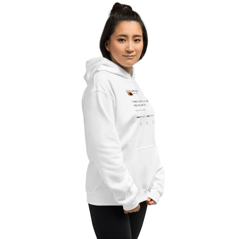 I wish I could run across a beach into my own arms Kanye Tweet Hoodie-S-Gold-Bootlg