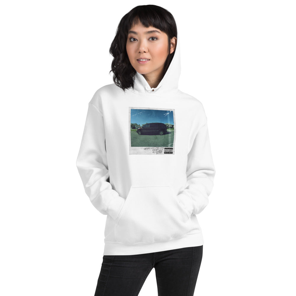 Good Kid, m.A.A.d city Kendrick Lamar inspired Unisex Hooded Sweatshirt-White-L-Bootlg