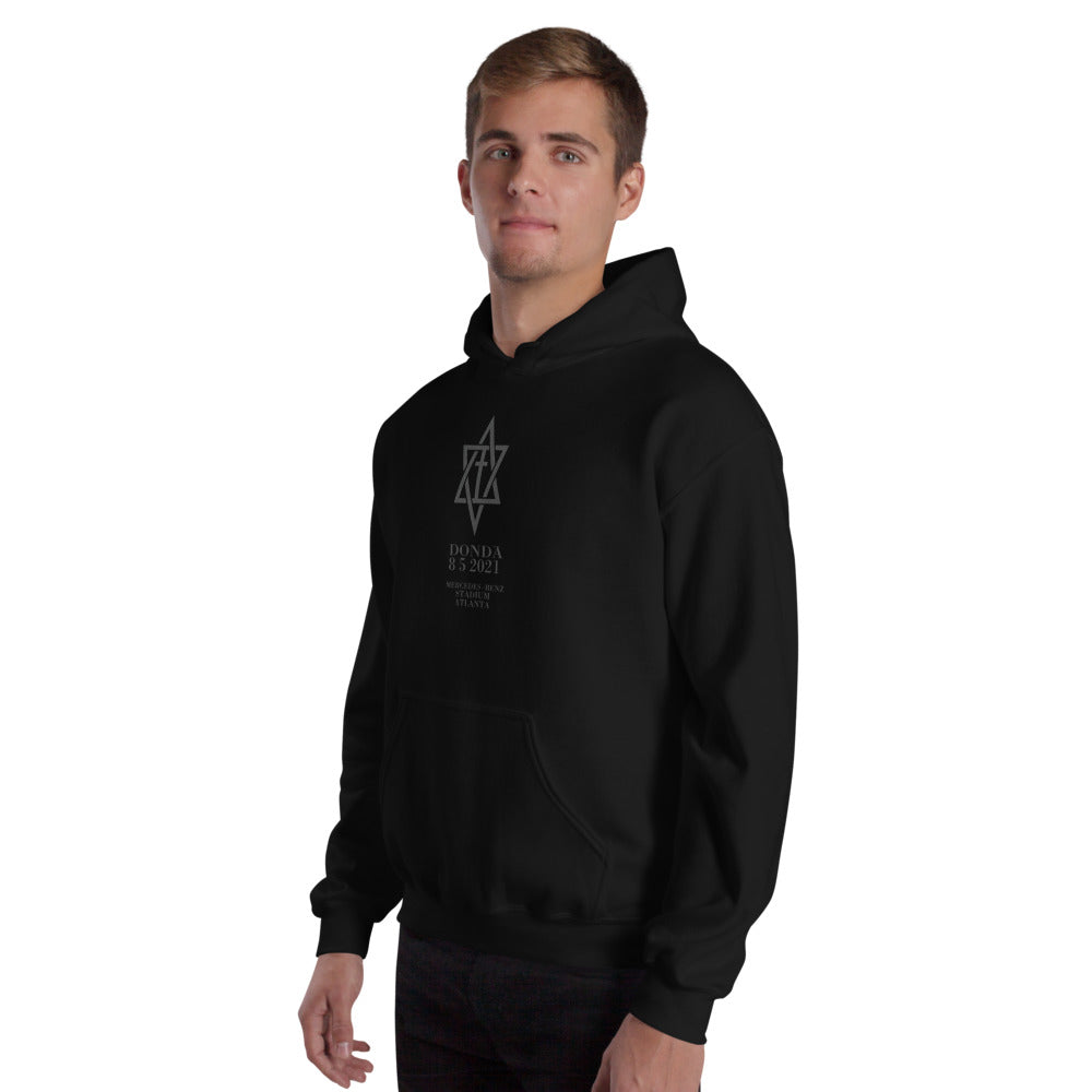 Donda Merch Kanye West Album inspired Hoodie-Black-L-Bootlg