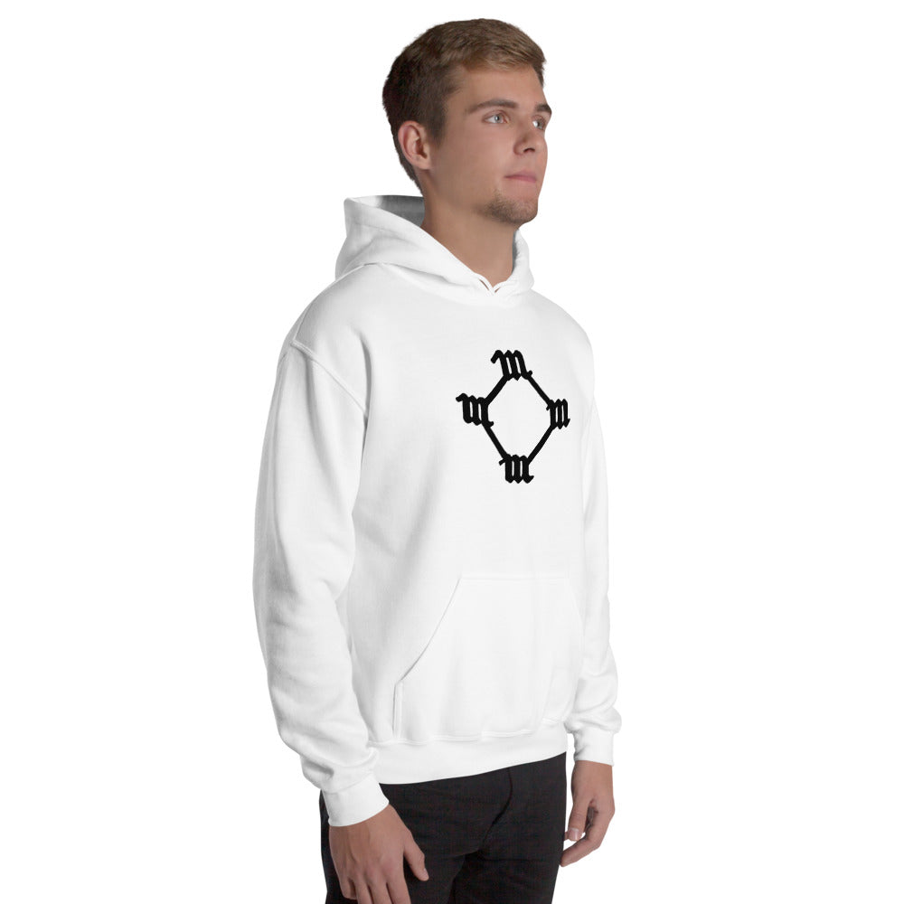 Four M Kanye West Tattoo Hoodie-L-White-Bootlg