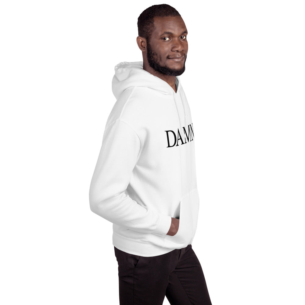 Kendrick Lamar DAMN Inspired - Heavy Blend Hoodie-White-L-Bootlg