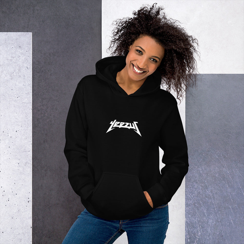Yeezus Unisex Heavy Blend Hooded Sweatshirt-Black-L-Bootlg