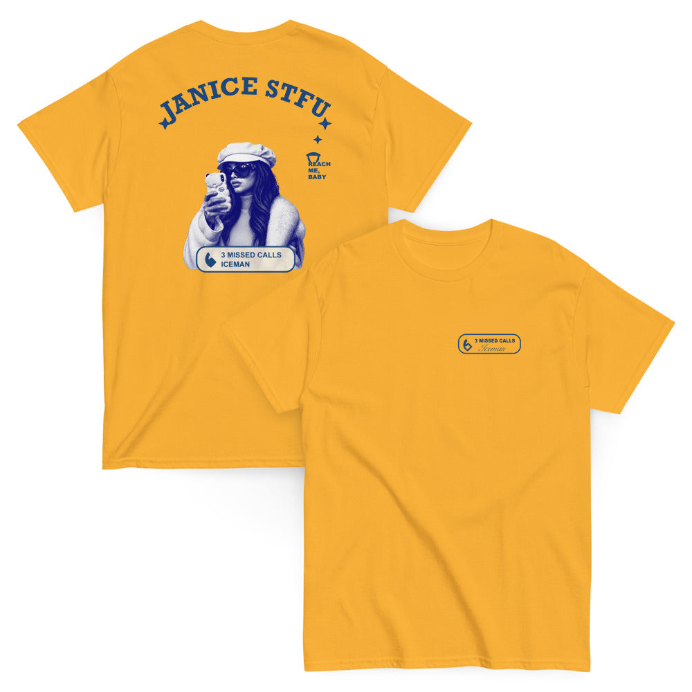 Janice STFU Drake Tee-Gold-S-Bootlg