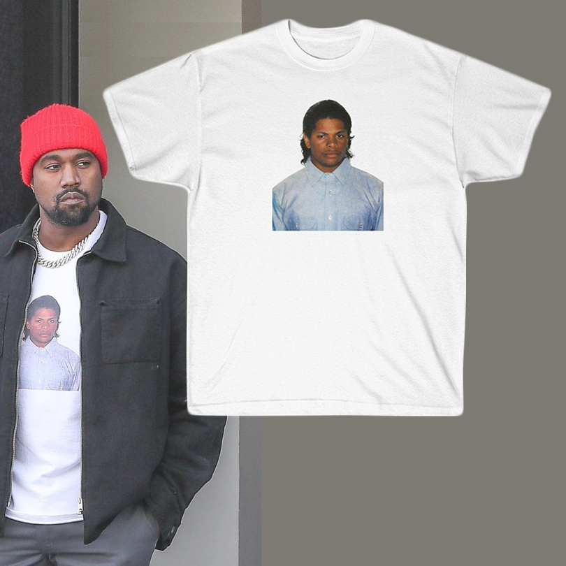 Kanye Spirit Shirt Eazy-E T-Shirt-White-S-Bootlg