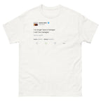 I no longer have a manager. I can't be managed - Kanye West Tweet Tee-S-White-Bootlg