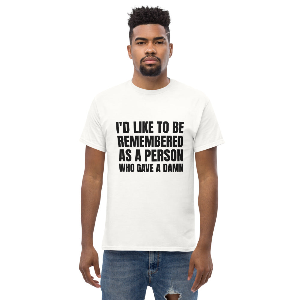Gave A Damn Kanye West Tee-White-S-Bootlg
