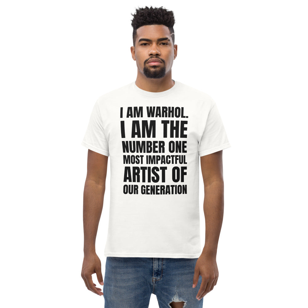 I Am Warhol Kanye West Tee-White-S-Bootlg