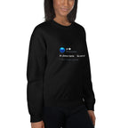 In Jesus name. No more cap. - Kanye West Tweet Crewneck Sweatshirt-Black-L-Bootlg
