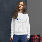 Shalom Kanye West Tweet Inspired Crewneck Sweatshirt-S-White-Bootlg