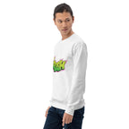 The Fresh Prince Women's Sponge Fleece Wide Neck Sweatshirt-White-L-Bootlg