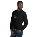 In Jesus name. No more cap. - Kanye West Tweet Crewneck Sweatshirt-Black-L-Bootlg