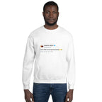 Burn That Excel Spreadsheet Crewneck-White-S-Bootlg