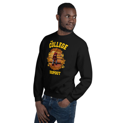 College Dropout Bear Crewneck - Kanye West 2004-S-Maroon-Bootlg