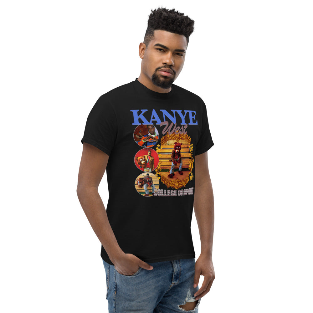 Vintage Kanye West College Dropout T-Shirt-Charcoal-S-Bootlg