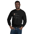 I wish I had a friend like me - Kanye West Tweet Crewneck Sweatshirt-Black-S-Bootlg