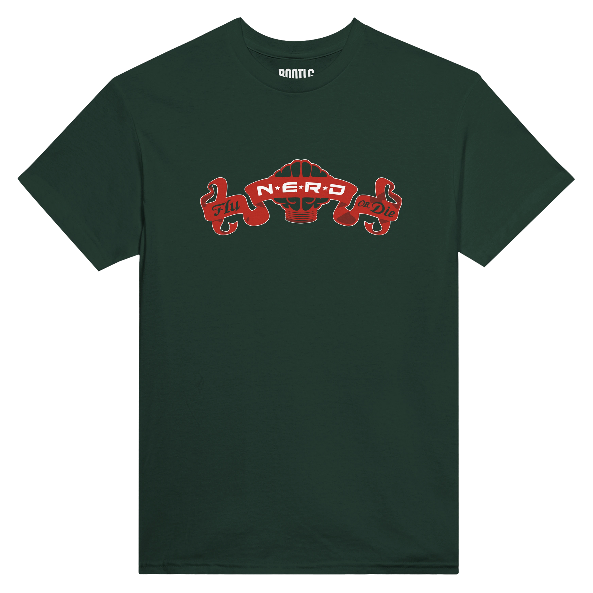NERD Fly or Die brain logo unisex t-shirt