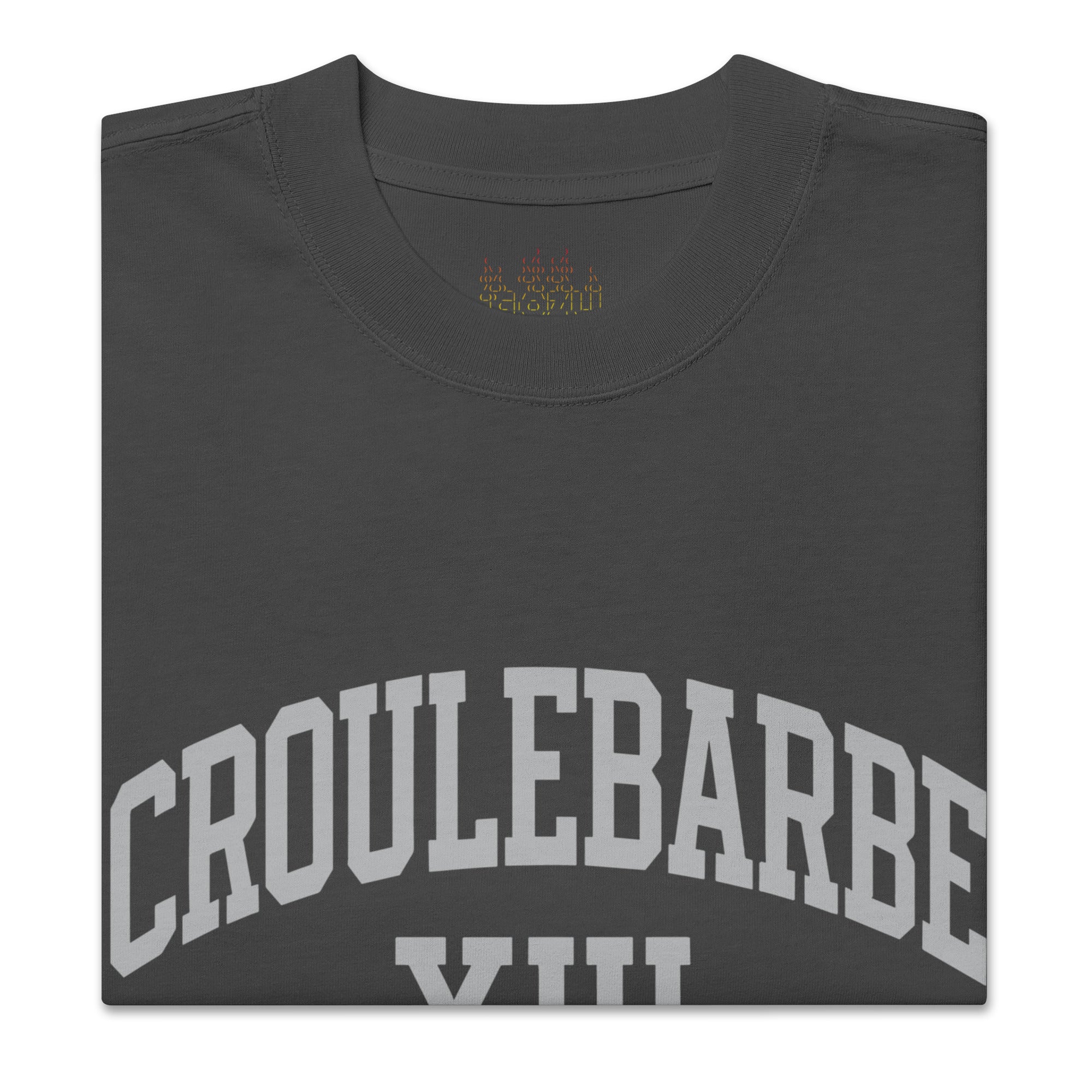 Croulebarbe Oversized faded t-shirt-S-Bootlg