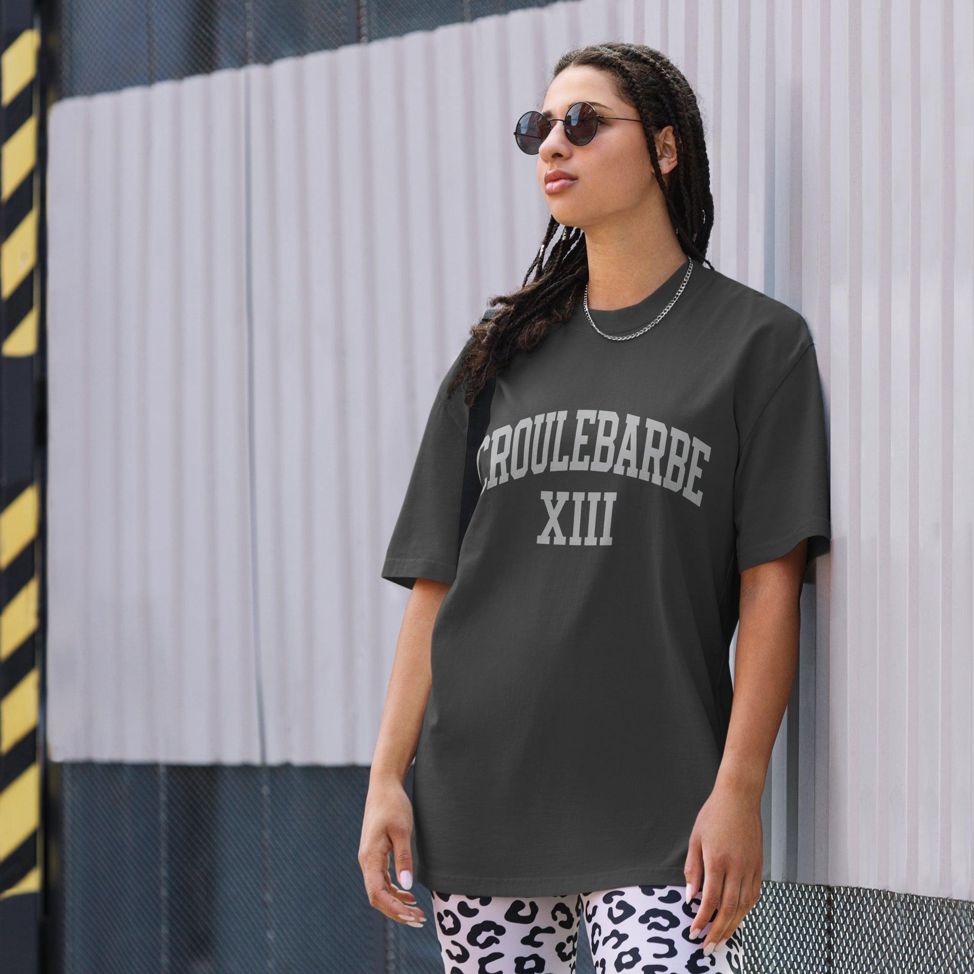 Croulebarbe Oversized faded t-shirt-S-Bootlg
