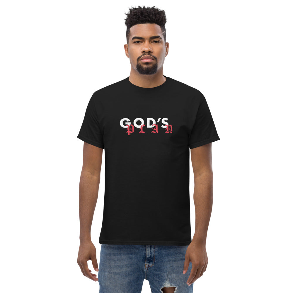 Drake God's Plan Inspired Tee-Black-L-Bootlg