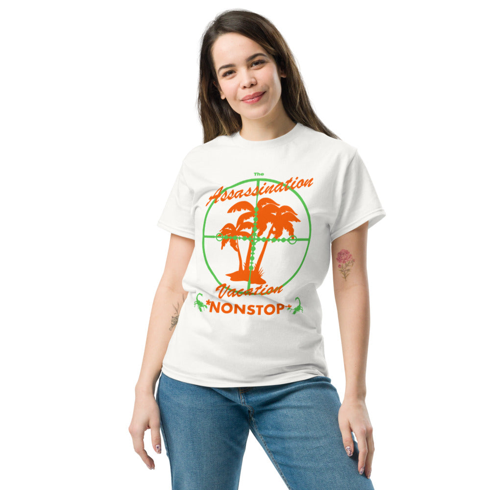 Assassination Vacation Tour Drake merch inspired - Unisex Ultra Cotton Tee-White-L-Bootlg