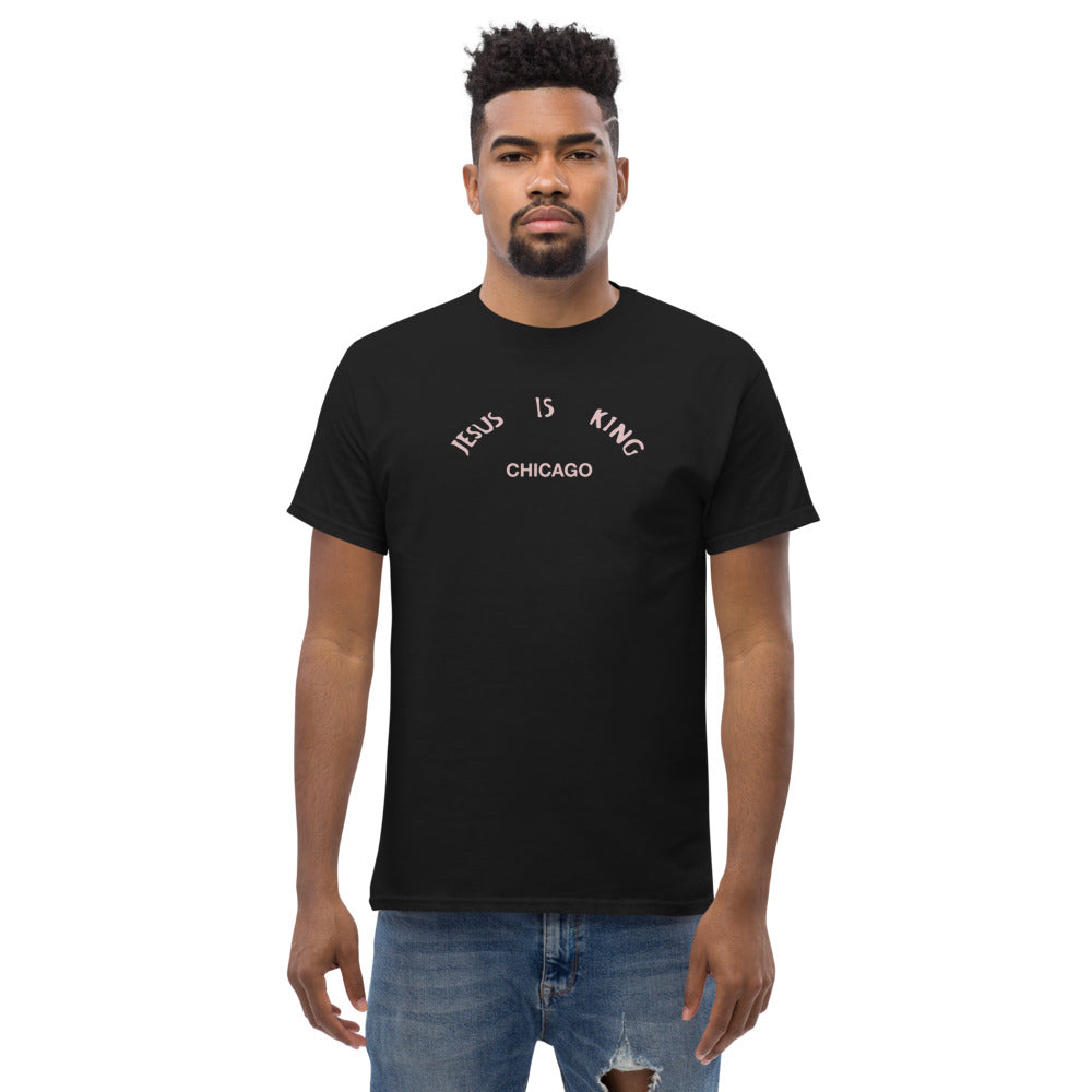 Jesus is King Chicago T-Shirt - Kanye West Sunday Service Religious Merch-S-Black-Bootlg