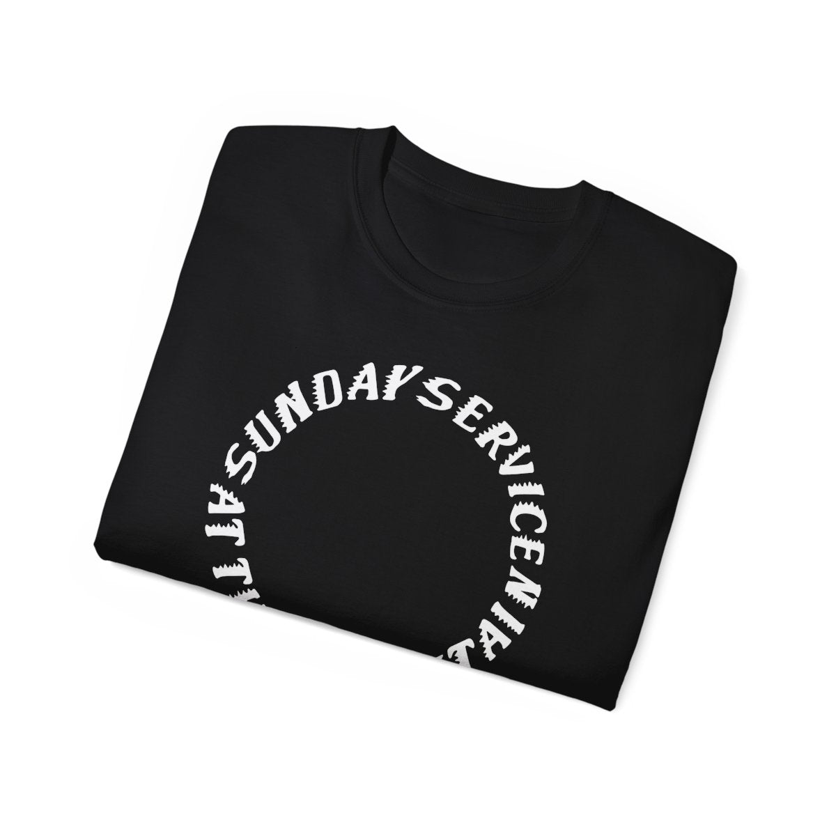 Sunday Service Mountain Tee, detail view