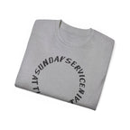 Sunday Service Mountain Tee, detail view