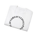 Sunday Service Mountain Tee, detail view