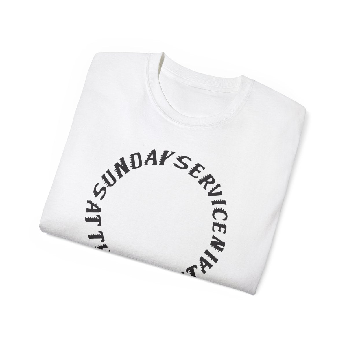 Sunday Service Mountain Tee, detail view
