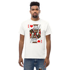 King Of Hearts T-Shirt-Black-S-Bootlg