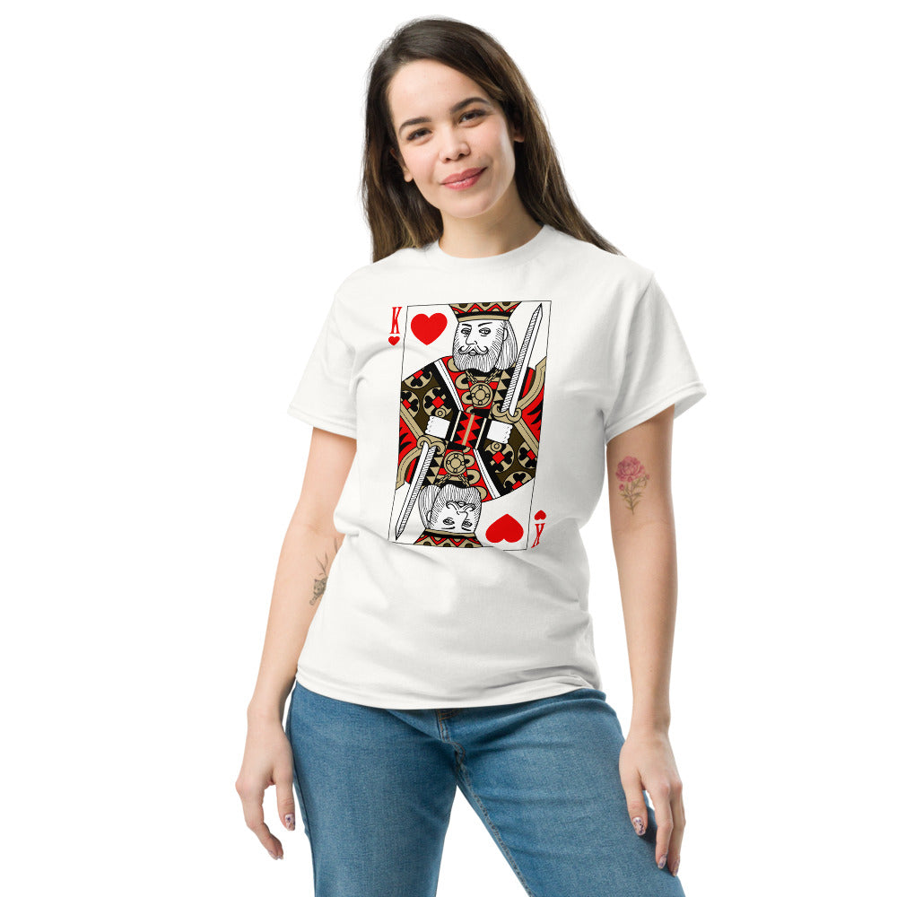 King Of Hearts T-Shirt-Black-S-Bootlg