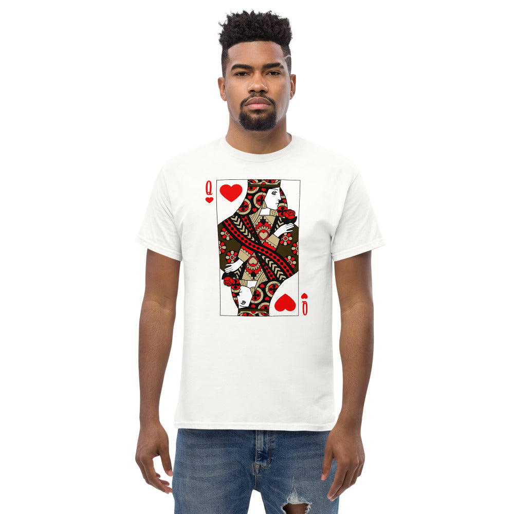 Queen Of Hearts T-Shirt-Black-S-Bootlg