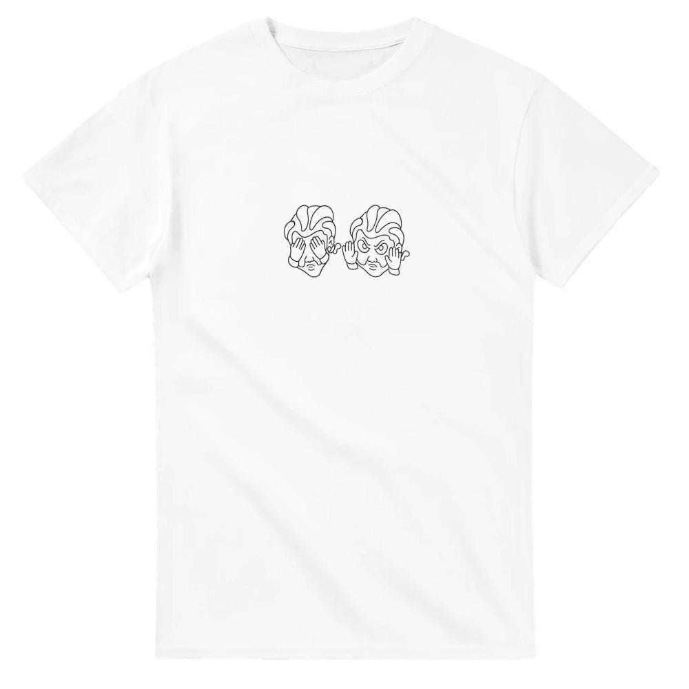Where She At Drake T-shirt in White, front view