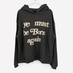 Ye Must Be Born Again Oversized Hoodie-Charcoal grey-S-Bootlg