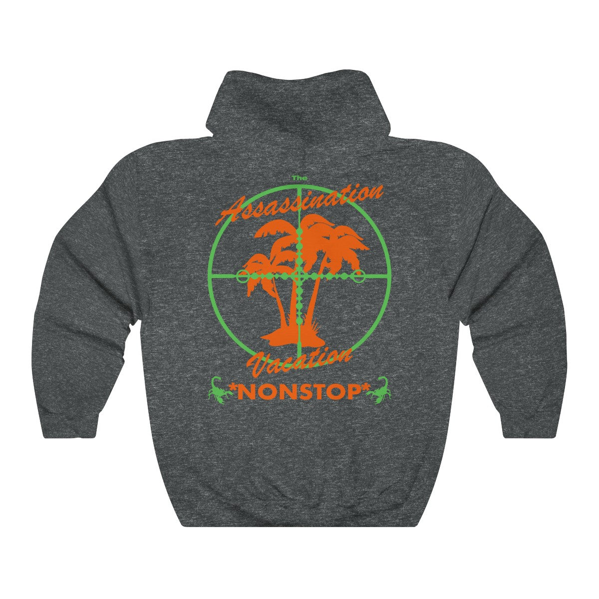 Assassination Vacation Tour Drake merch inspired - Unisex Heavy Blend™ Hooded Sweatshirt-Dark Heather-S-Bootlg