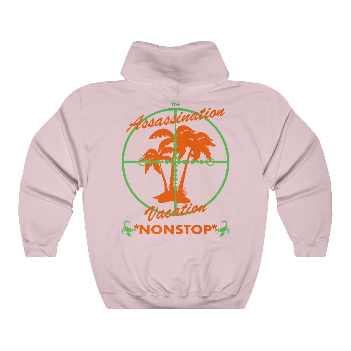 Assassination Vacation Tour Drake merch inspired - Unisex Heavy Blend™ Hooded Sweatshirt-Light Pink-S-Bootlg