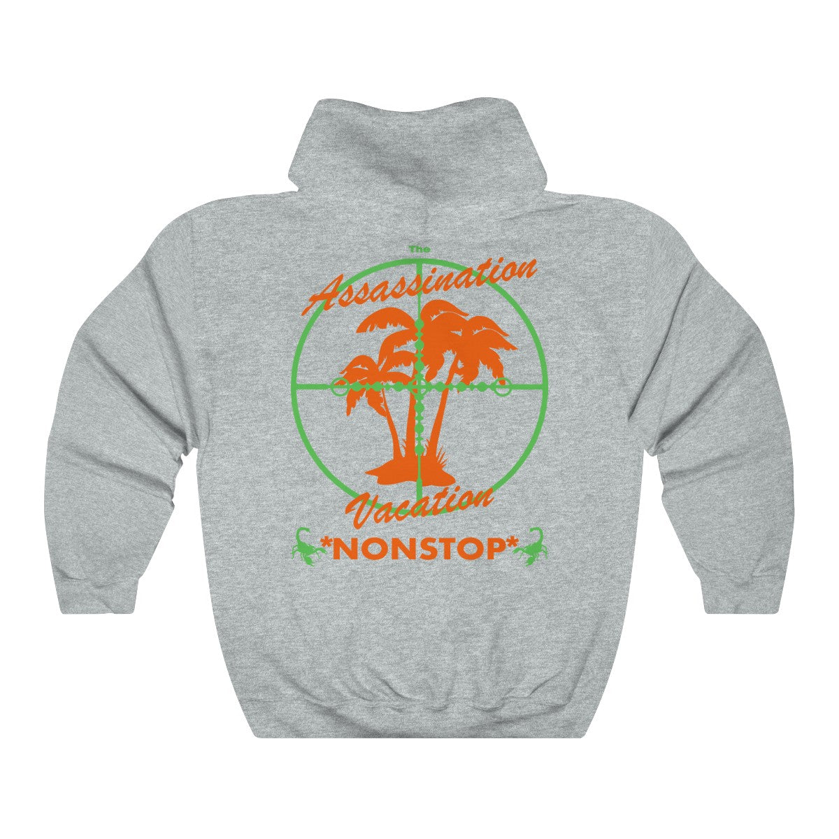 Assassination Vacation Tour Drake merch inspired - Unisex Heavy Blend™ Hooded Sweatshirt-Ash-S-Bootlg