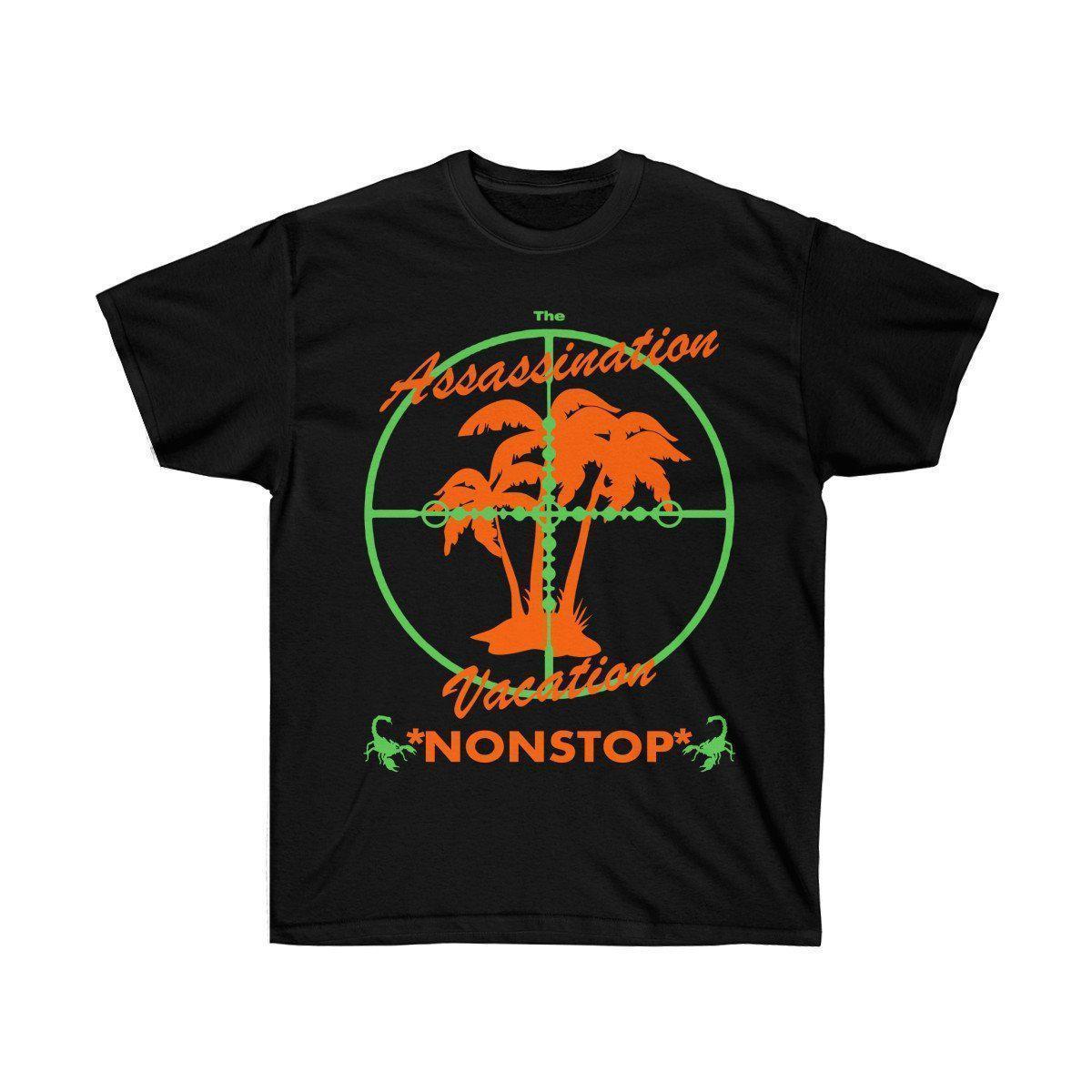 Assassination Vacation Tour Drake merch inspired - Unisex Ultra Cotton Tee-Black-S-Bootlg