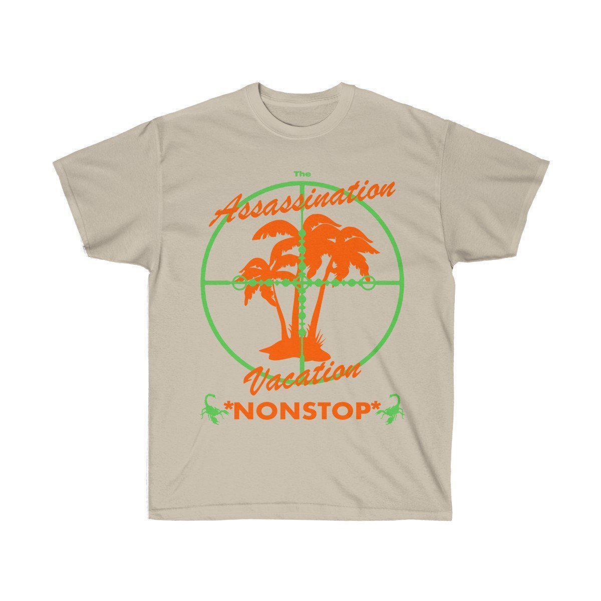 Assassination Vacation Tour Drake merch inspired - Unisex Ultra Cotton Tee-Sand-S-Bootlg