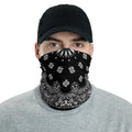 Black Bandana Neck gaiter Snood-Bootlg