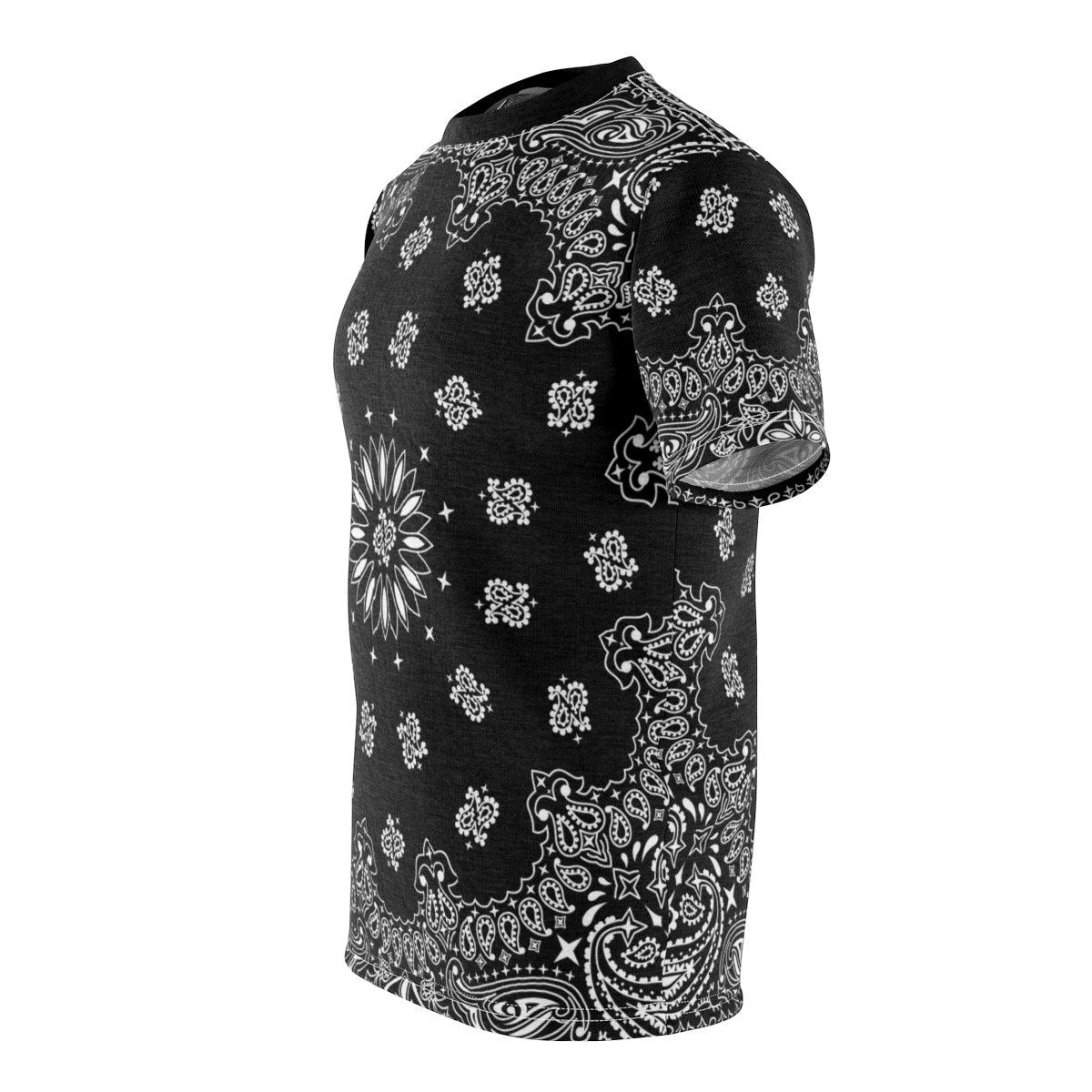 Black Bandana Unisex AOP Cut & Sew Tee-Bootlg