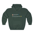 Burn that excel spreadsheet - Kanye West Tweet Hoodie-Forest Green-S-Bootlg