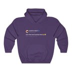 Burn that excel spreadsheet - Kanye West Tweet Hoodie-Purple-S-Bootlg