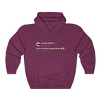 Burn that excel spreadsheet - Kanye West Tweet Hoodie-Maroon-S-Bootlg