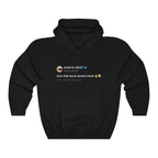 Burn that excel spreadsheet - Kanye West Tweet Hoodie-Black-L-Bootlg