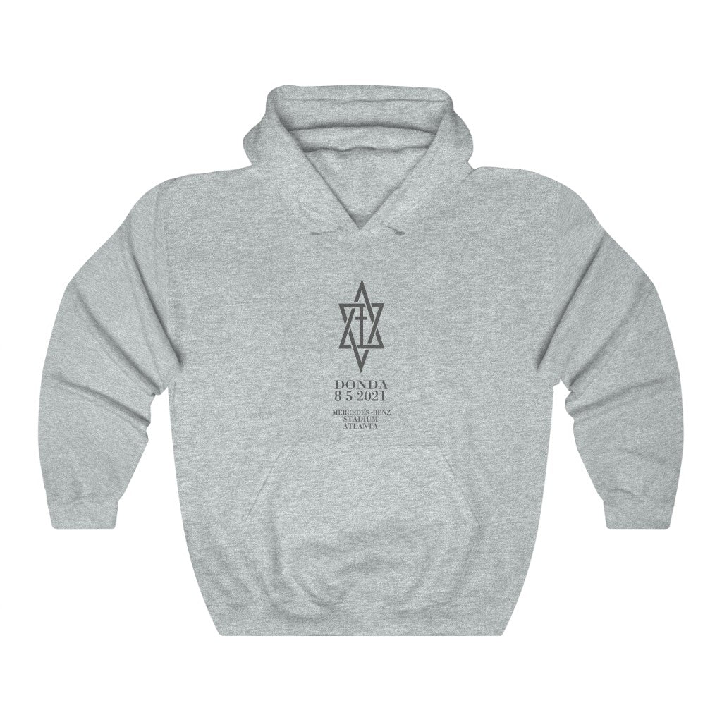 Donda Merch Kanye West Album inspired Hoodie-Ash-S-Bootlg