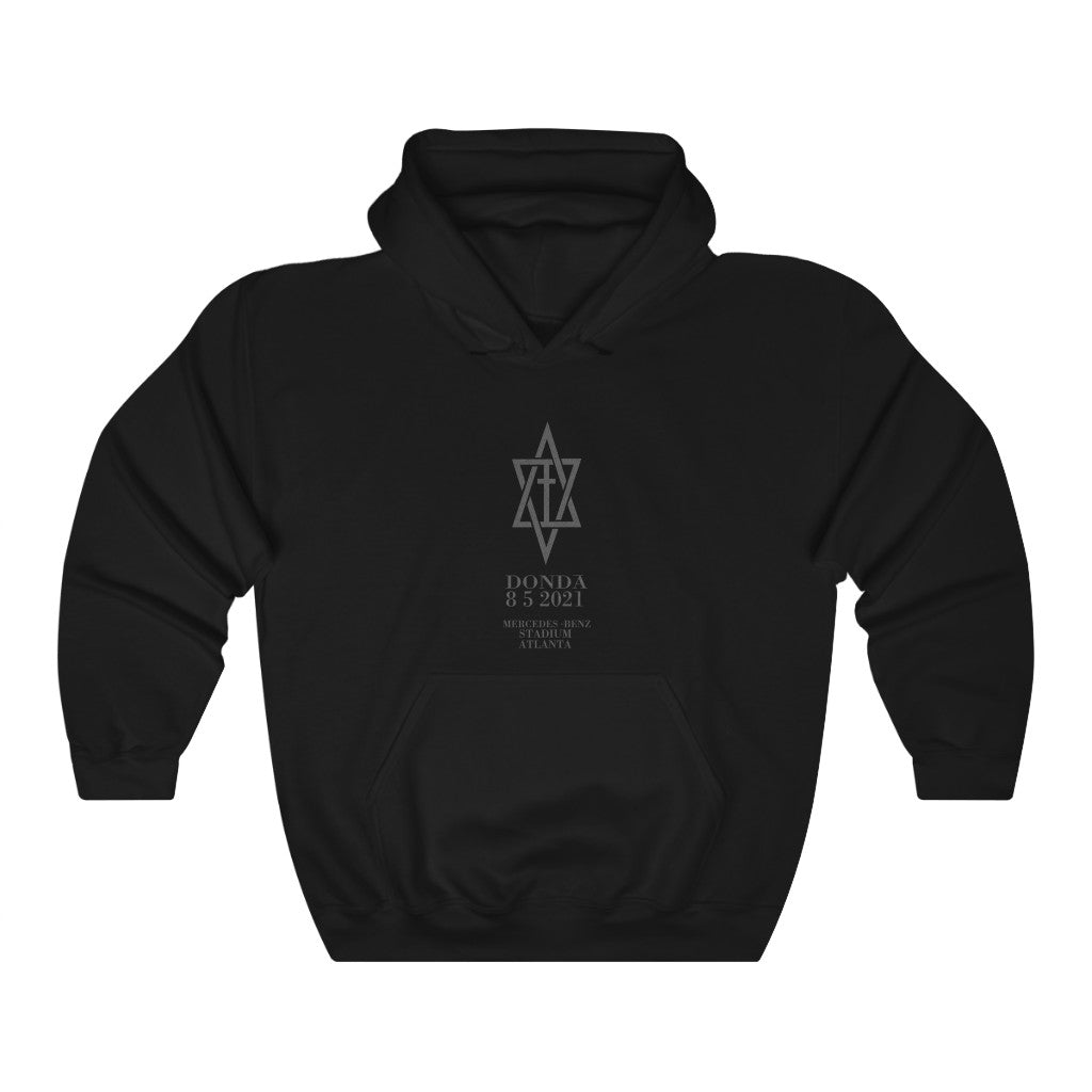 Donda Merch Kanye West Album inspired Hoodie-Black-L-Bootlg